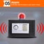 8.5L Electronic Safe Digital Security Box Home Office Cash Deposit Password Carousel 8