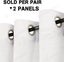 Brand New Sheer Curtain Eyelet *2panels Readymade" White 3 sizes Carousel 2