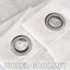 Brand New Sheer Curtain Eyelet *2panels Readymade" White 3 sizes Carousel 3