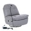 Electric Chair Recliner Swivel Lazy Sofa Armchair Lounge Usb Charge Grey Carousel 1