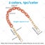 2PCS Resin Purse Chain Handle Acrylic Bag Strap Detachable Purse Clutches Handle Carousel 10