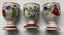 KUTANI SAKI CUPS X 3 = THICK HAND PAINTING = LATE 19th CENTURY Carousel 2