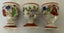 KUTANI SAKI CUPS X 3 = THICK HAND PAINTING = LATE 19th CENTURY Carousel 1