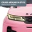 Land Rover Licensed Kids Electric Ride on Car Remote Control - Pink Carousel 9