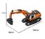 Excavator Building Blocks, 536PCS. Carousel 4