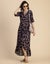 Moomaya V Neck Printed Rayon 3/4 Sleeve Wrap Dress - Women's Stylish Wrap Carousel 9