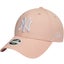 New Era Womens New York Yankees Essential 9Forty Cap - Light Pink Carousel 1