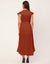 Moomaya Sleeveless V Neck Wrap Solid Rayon Dress - Women's Stylish Wrap Carousel 4