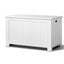 Keezi Kids Wooden Toy Chest Storage Blanket Box White Children Room Organiser Carousel 1