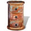 Reclaimed Cabinet with 3 Drawers Solid Wood Xaolal Carousel 5
