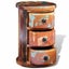 Reclaimed Cabinet with 3 Drawers Solid Wood Xaolal Carousel 6