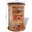 Reclaimed Cabinet with 3 Drawers Solid Wood Xaolal Carousel 7