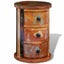 Reclaimed Cabinet with 3 Drawers Solid Wood Xaolal Carousel 9