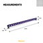 LED UV Bar - 18x 3 Watt UV LEDs Carousel 7