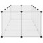 Small Animal Cage Transparent 144x74x46.5 Cm Pp And Steel Tabpix Carousel 4