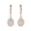 Rose-Gold Drop Crystal Earrings "Senorita" Carousel 4