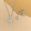 18K White Gold Crystal Jewellery Set "Tina" Carousel 3