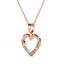 Rose-Gold Heart Crystal Jewellery Set "Sylvia" Carousel 6