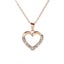 Rose-Gold Heart Crystal Jewellery Set "Sylvia" Carousel 8