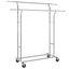 Double Hanging Rails Metal Garment Rack Carousel 1