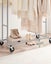Double Hanging Rails Metal Garment Rack Carousel 6