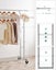Double Hanging Rails Metal Garment Rack Carousel 7