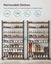 8 Tier Shoe Rack - Black Carousel 3