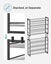 8 Tier Shoe Rack - Black Carousel 4