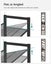 8 Tier Shoe Rack - Black Carousel 5