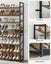 8 Tier Shoe Rack - Black Carousel 6