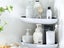 1Pc Wall Mount Bathroom Corner Shower Shelf Caddy Floating Storage Tray - Black Carousel 3