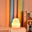 Cute Penguin LED Silicone Baby Night Lamp Bedside USB Night Light Carousel 3