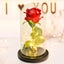 Red Romantic Rose, Rose in a Glass Dome with LED Light, Unique Gifts for Women Carousel 3