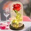 Red Romantic Rose, Rose in a Glass Dome with LED Light, Unique Gifts for Women Carousel 4