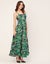 Moomaya Sleeveless Sweetheart Neck Printed Dress - Women's Elegant A-Line Carousel 3