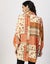 Moomaya Long Sleeves V Neck Boxy Printed Shrug - Women's Boho Printed Carousel 4