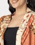 Moomaya Long Sleeves V Neck Boxy Printed Shrug - Women's Boho Printed Carousel 7