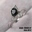 Black Diamond Ring Silver Leaf Women's Ring Jewellery *Local Clearance* Carousel 3