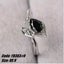 Black Diamond Ring Silver Leaf Women's Ring Jewellery *Local Clearance* Carousel 1