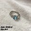 Retro Sapphire Silver Ring Olive Diamond Ring Jewellery *Local Buy* Carousel 8