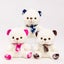 Cute Bear Plush Toy 20cm Stuffed Animals Teddy Bear with Scarf Soft Carousel 4
