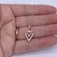 Rose Gold Crystal Geometric Necklace "Tripoli" Carousel 3