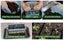 Soil Blocker,4 Cell Soil Block Maker 2 Inch with 3 Sizes Seed Pins,Seed Handheld Carousel 6