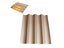 Non-Stick Perforated Baguette Pan Baguette Bake French Bread Baking Tray Gold Carousel 1