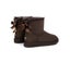 Urban UGG(R) UGG Boots Women Double faced Sheepskin Wool Mini Back Bow Carousel 10