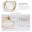 Embroidery Starter Kit DIY Cross Stitch Kits 4 pcs Carousel 5