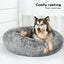 Pawz Pet Bed Memory Foam Donut Calming Nest Soft Plush Kennel Charcoal M L XL Carousel 4