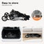 Pawz Pet Stroller 2-Tier Pram Dog Cat Carrier Foldable Large 4 Wheels Shopping Carousel 8