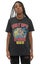 Guns N' Roses T Shirt Use Your Illusion Tour Band Logo Official Unisex Charcoal Carousel 1