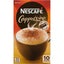 Nescafe Coffee Cappuccino Sachets 10 Pack Carousel 1